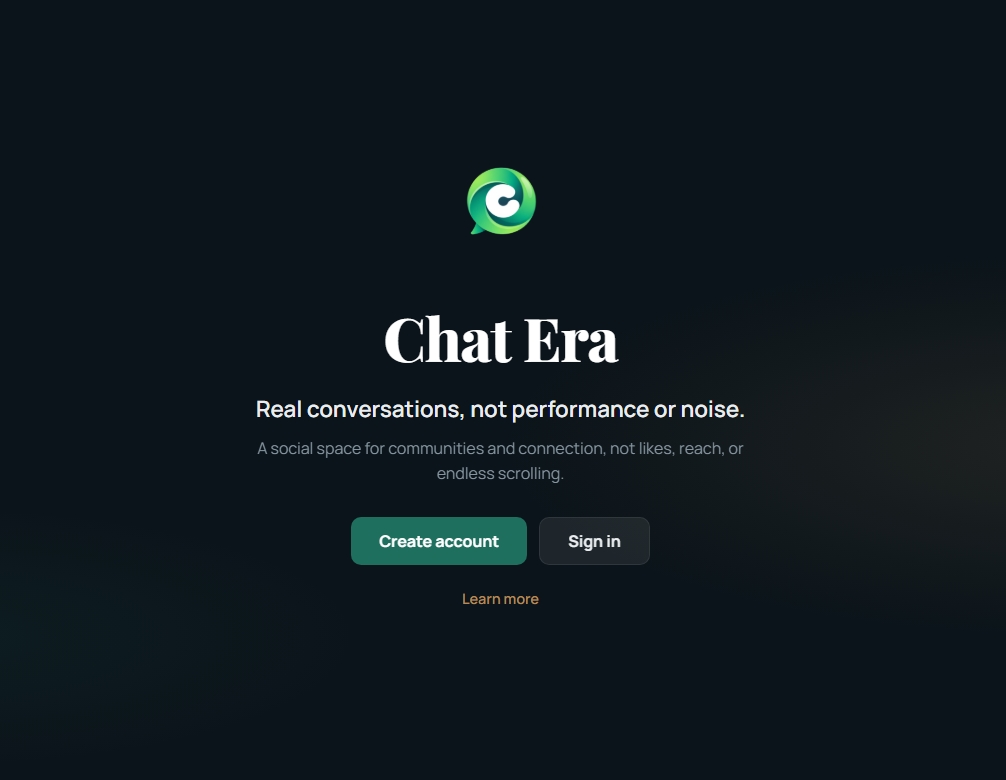 Chat Era platform website
