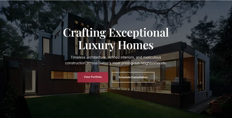 Garnet Homes website